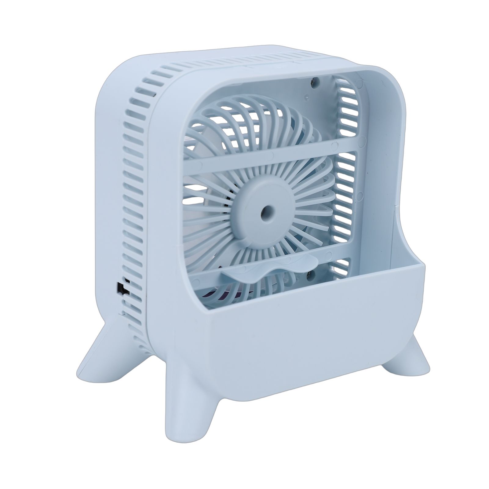 Desk Air Cooler Fan Cordless USB Rechargeable Mini Air Conditioner Fan for view 9