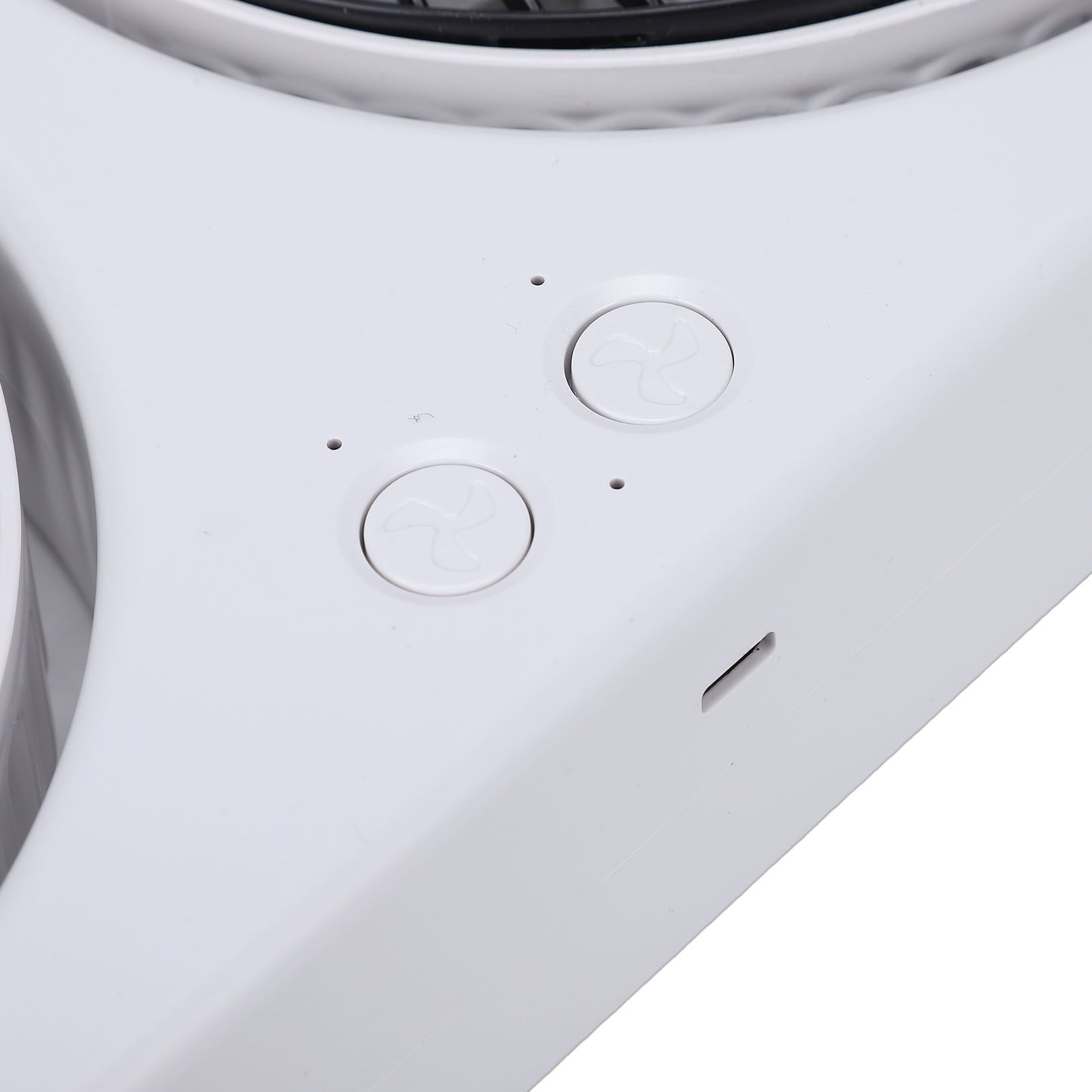 Portable Desktop Fan Rotating USB Rechargeable Quiet Cooling Hanging Dual Head view 7