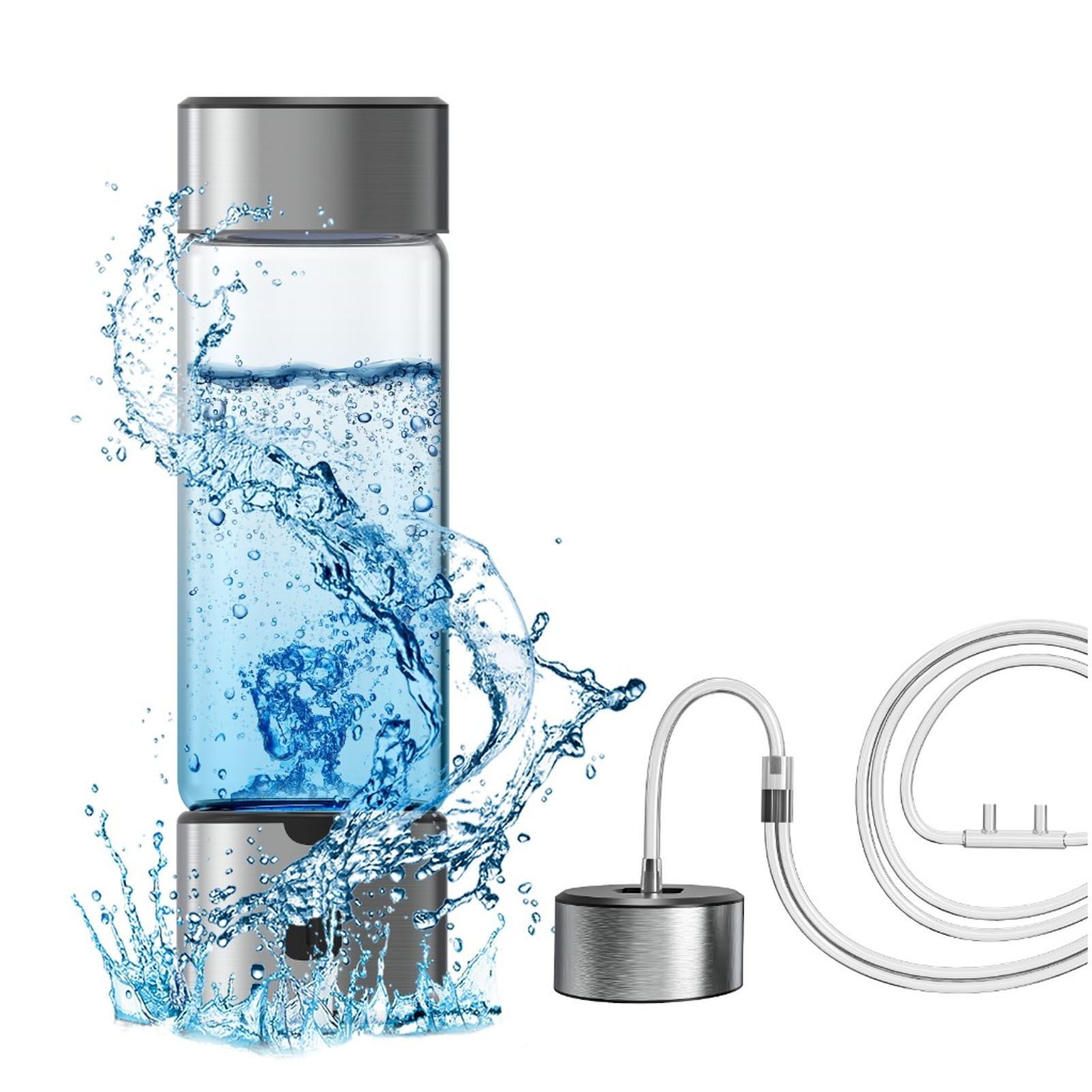 Hydrogen Water Bottle Generator 460ml Portable USB Rechargeable Hydrogen Rich view 12