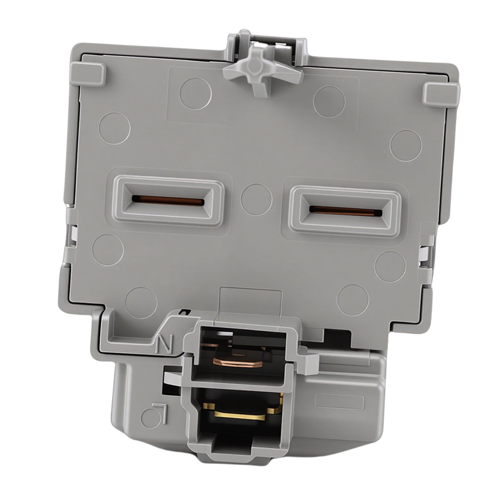 Refrigerator Overload Start Relay WR08X21100 Universal for 1/4in Terminal view 3