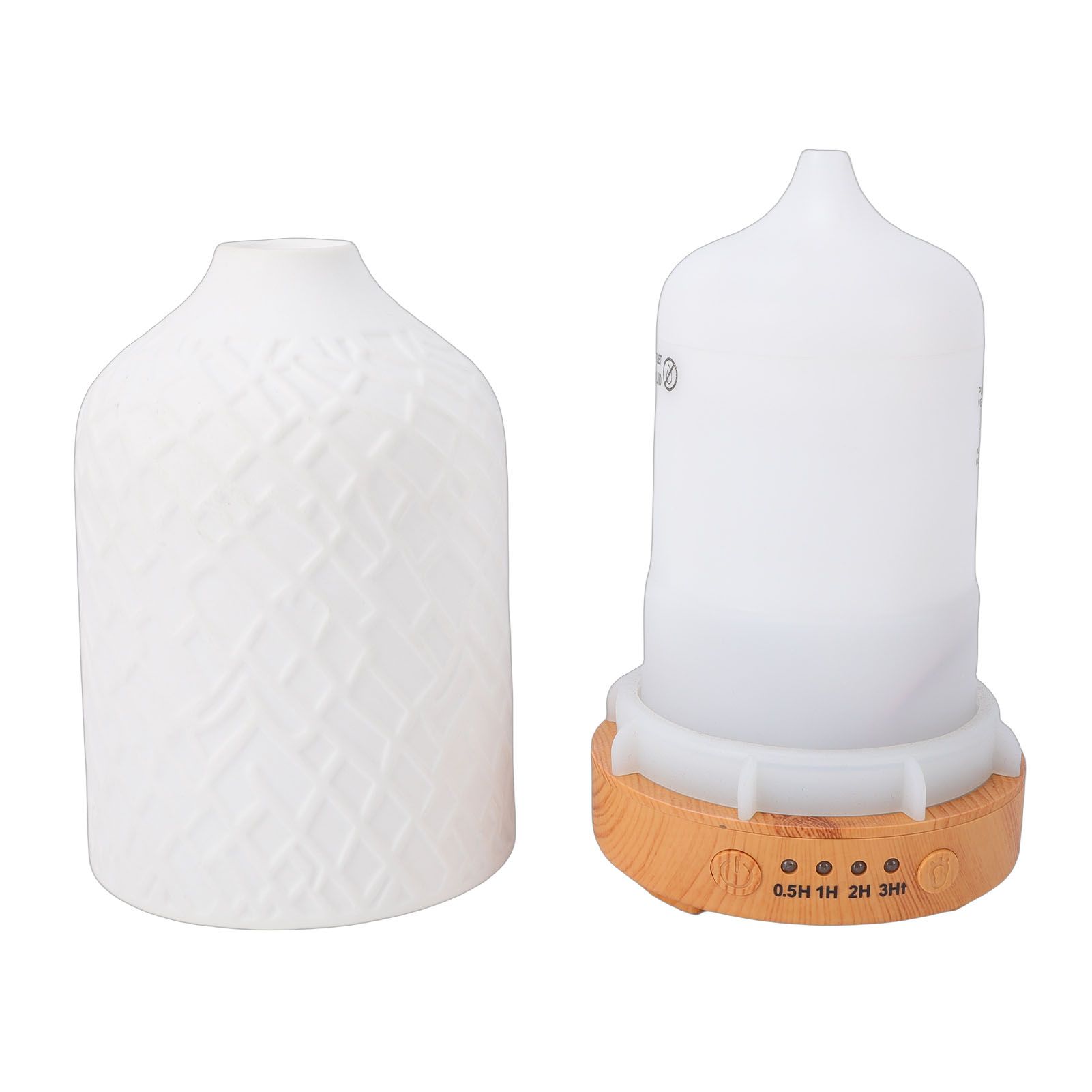 Essential Oil Diffuser Ceramic Wood Grain Aromatherapy Diffuser Scent Cool view 9