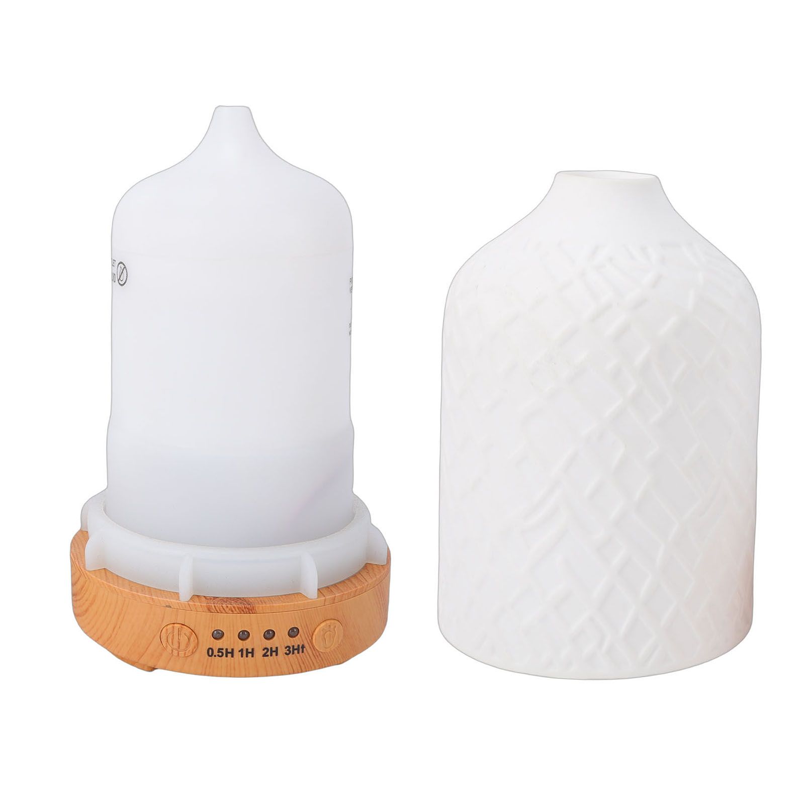 Essential Oil Diffuser Ceramic Wood Grain Aromatherapy Diffuser Scent Cool view 11
