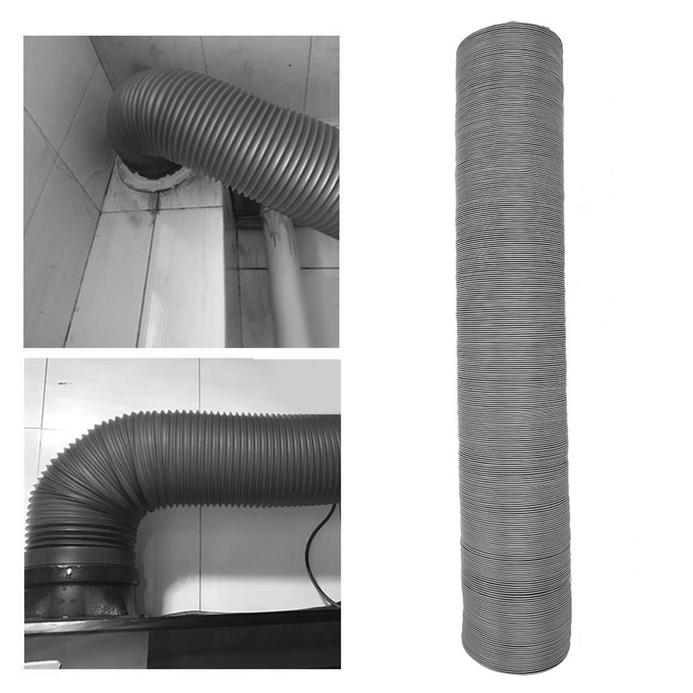 Thickened Double Layer Aluminum Foil Flexible Ducting Ventilation Exhaust Hose view 6