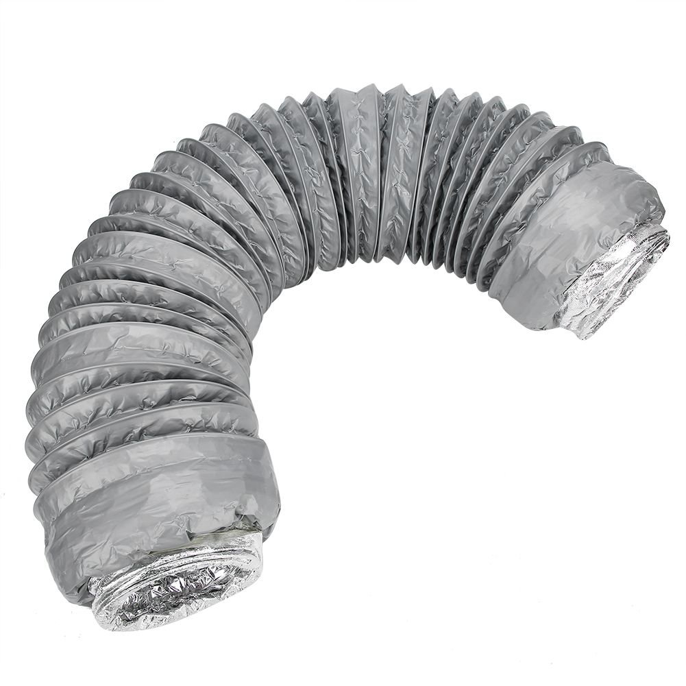 1m Aluminum Foil Flexible Ducting Exhaust Hose Kitchen Ventilation Insulation view 4