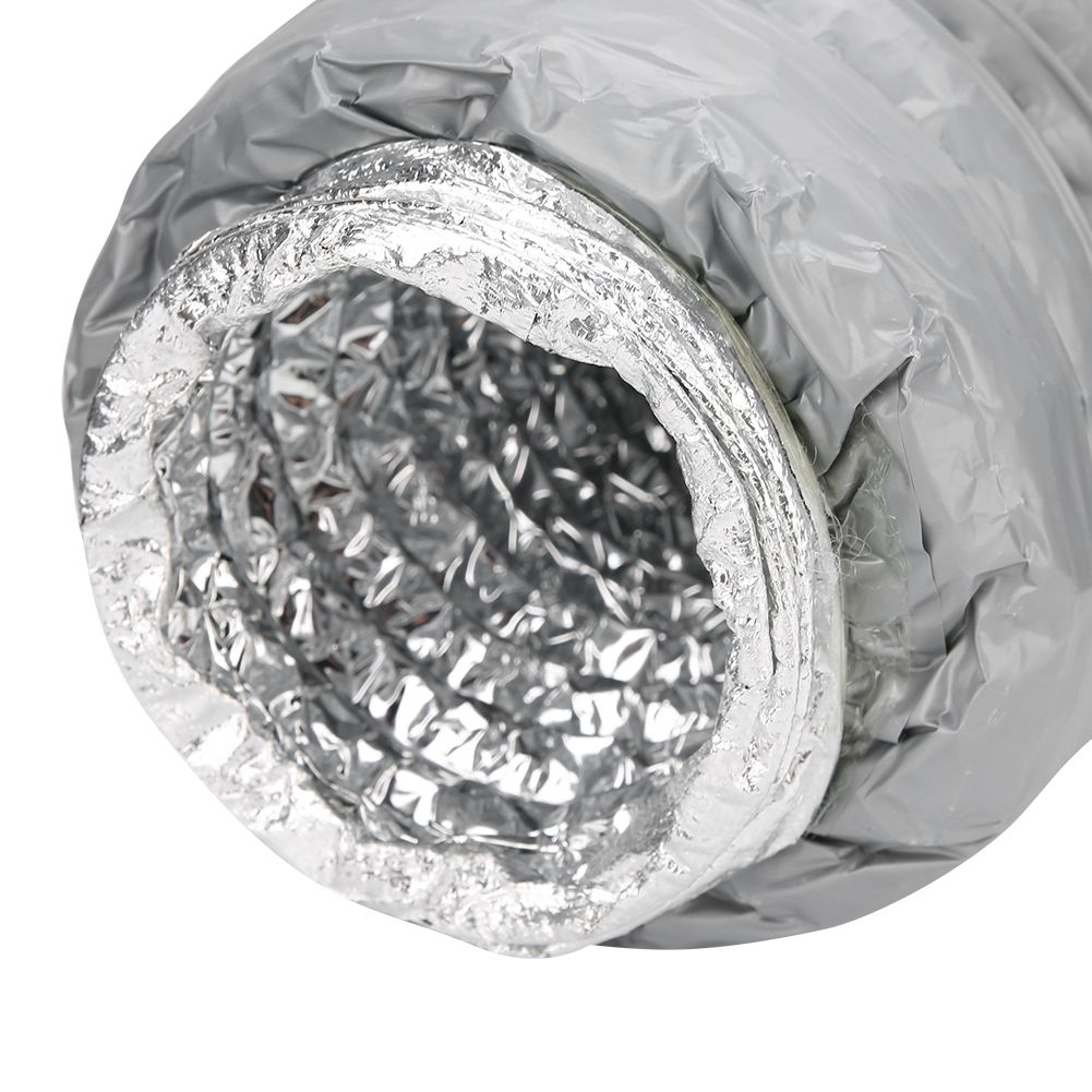 1m Aluminum Foil Flexible Ducting Exhaust Hose Kitchen Ventilation Insulation view 10