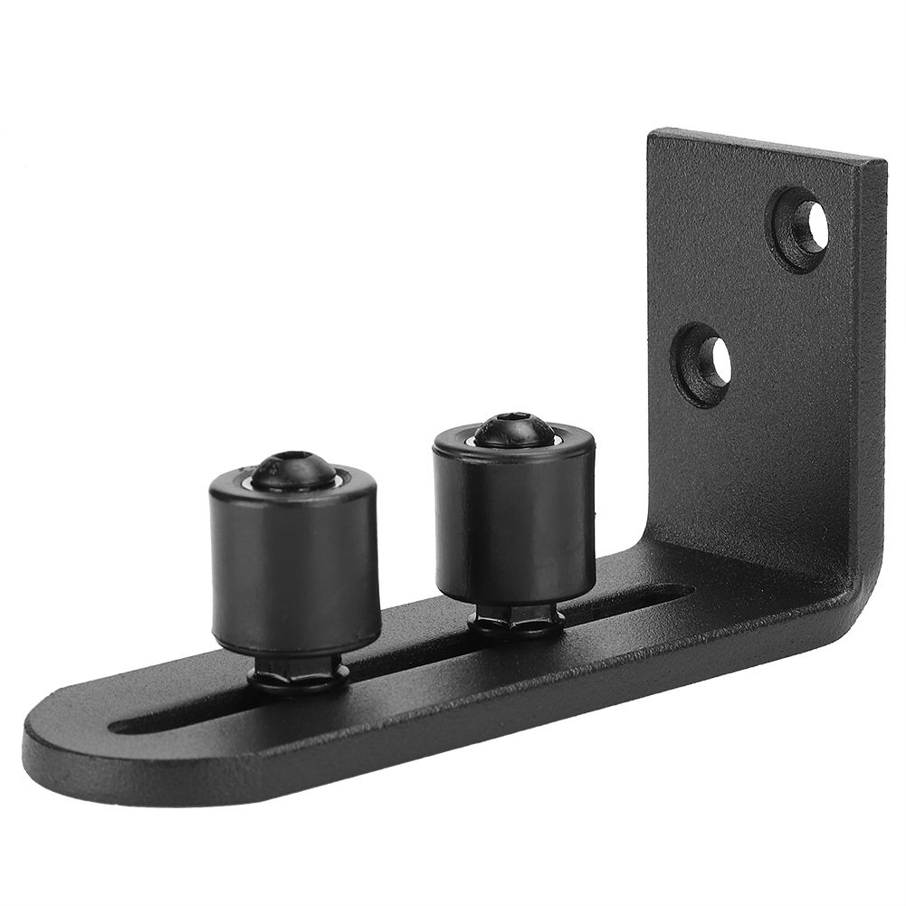 Carbon Steel Sliding Barn Door Guide Floor Roller Guides with Duplex Bearing view 5