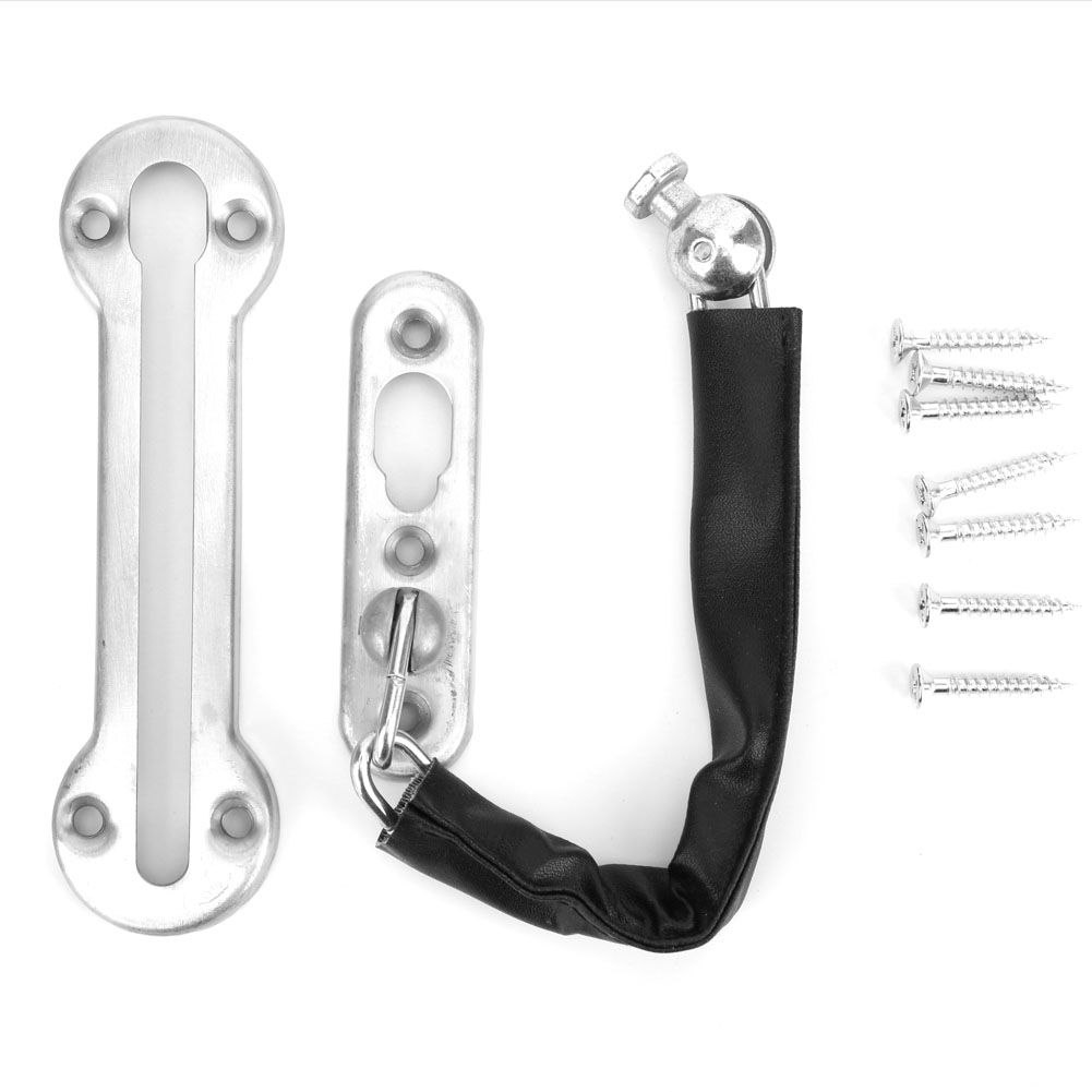 Stainless Steel Thickened Anti Theft Chain Lock Security Door Chain Lock for view 2