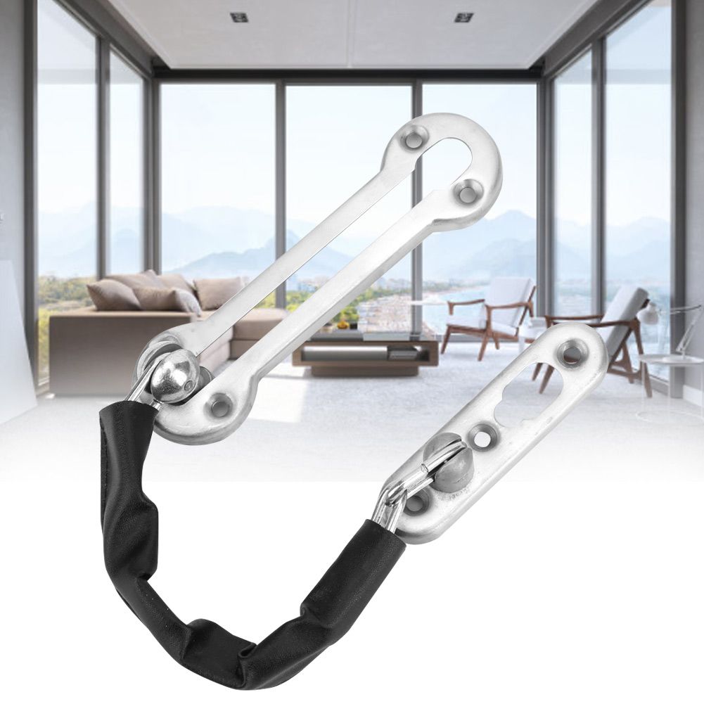 Stainless Steel Thickened Anti Theft Chain Lock Security Door Chain Lock for view 5