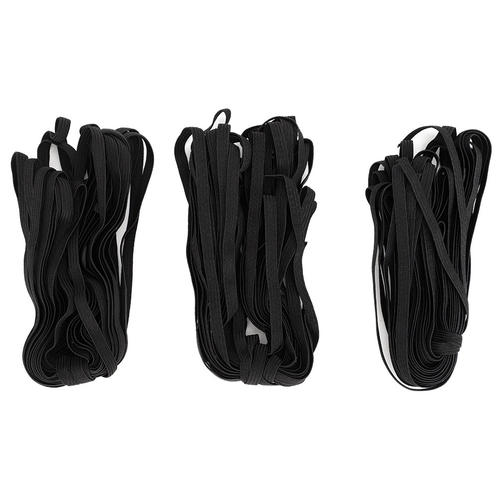 3 Bags 0.6cm 10m/32.8ft Flat Elastic Rope Cord Bands for Clothing Sewing DIY view 2