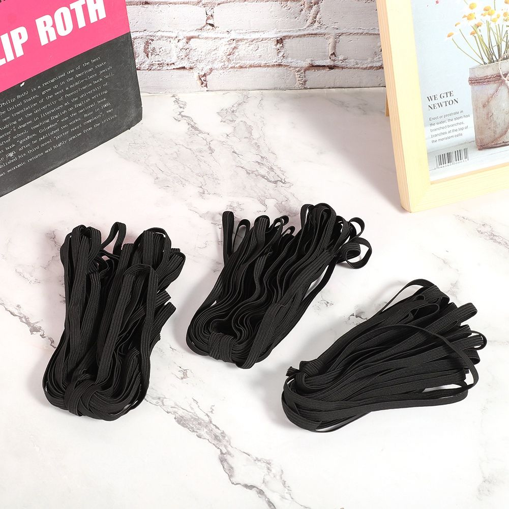 3 Bags 0.6cm 10m/32.8ft Flat Elastic Rope Cord Bands for Clothing Sewing DIY view 4