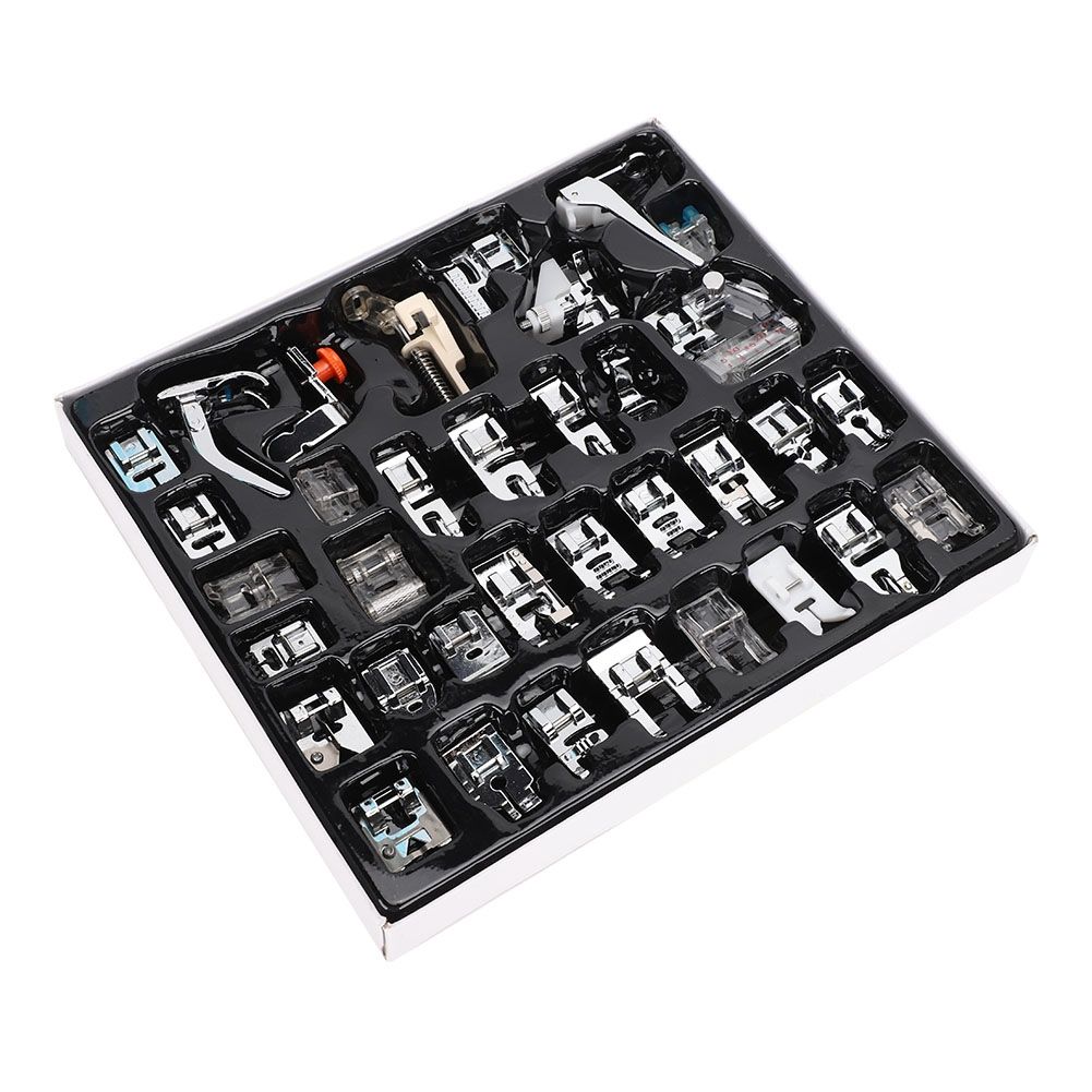35Pcs/Set Multifunction Household Sewing Machine Metal Presser Foot Tool Kit view 5