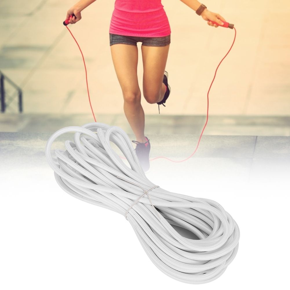6mm 10m / 32.8ft Polypropylene Fiber Round Elastic Rope Cord Sewing