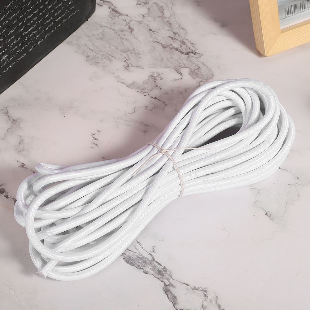 6mm 10m / 32.8ft Polypropylene Fiber Round Elastic Rope Cord Sewing view 5