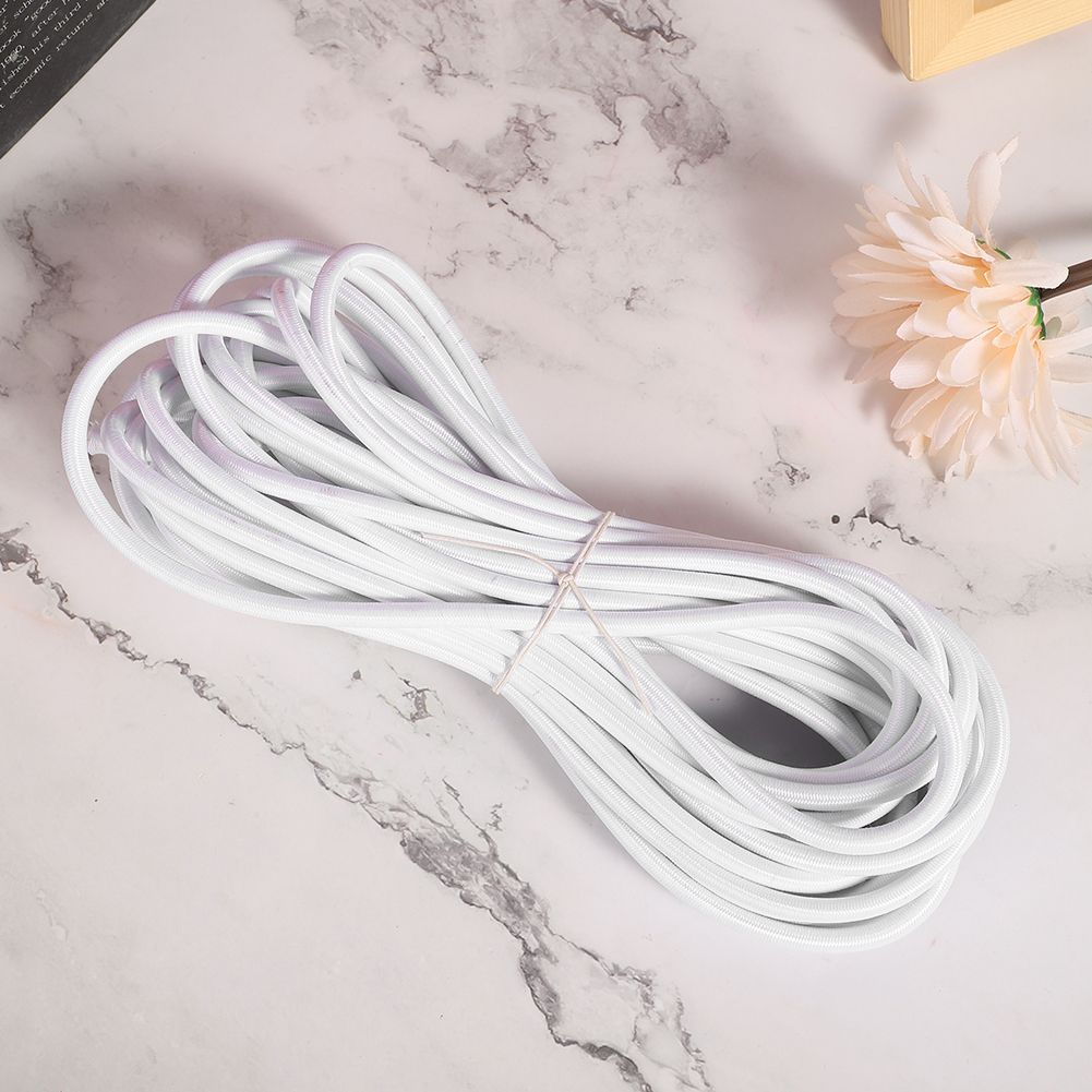 6mm 10m / 32.8ft Polypropylene Fiber Round Elastic Rope Cord Sewing view 6