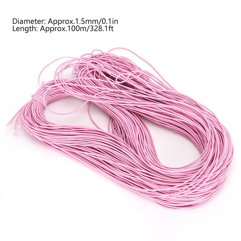 1.5mm 100m Elastic Stretch Round Beading Cord String Rope for DIY Jewelry view 11