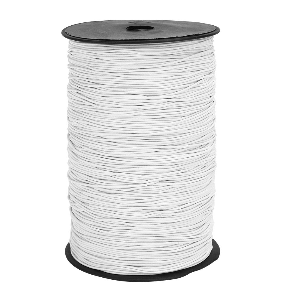 1.5mm 500m Round Elastic Bungee Rope String Stretchable Cord Dress Making Craft view 2