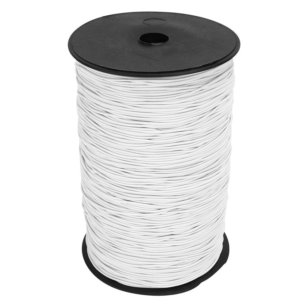 1.5mm 500m Round Elastic Bungee Rope String Stretchable Cord Dress Making Craft view 4