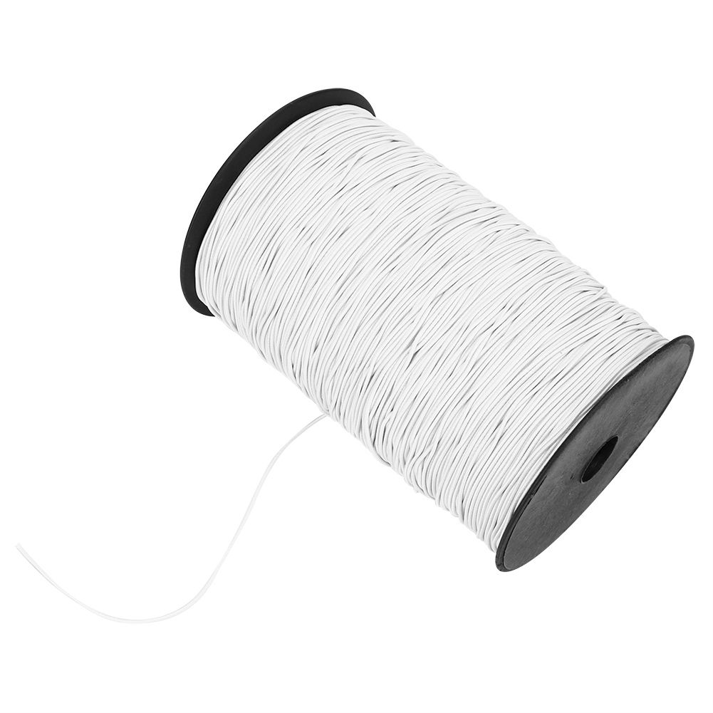 1.5mm 500m Round Elastic Bungee Rope String Stretchable Cord Dress Making Craft view 6