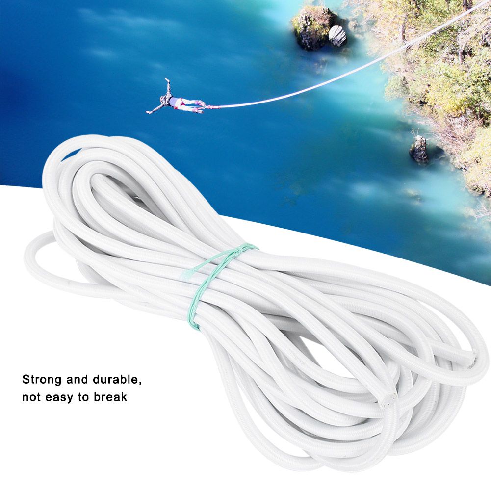 7mm 10m/32.8ft Strong Elasticity Round Elastic Rope Cord Sewing DIY view 6