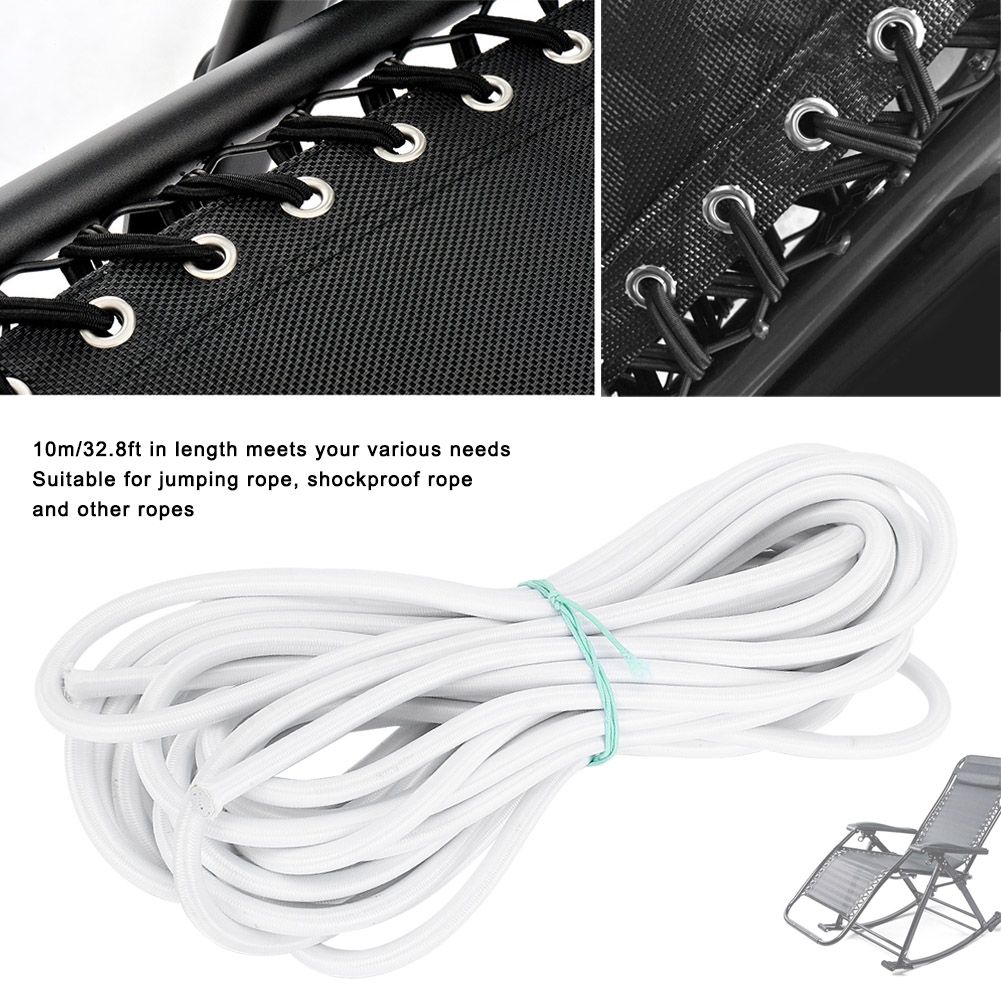 7mm 10m/32.8ft Strong Elasticity Round Elastic Rope Cord Sewing DIY view 7