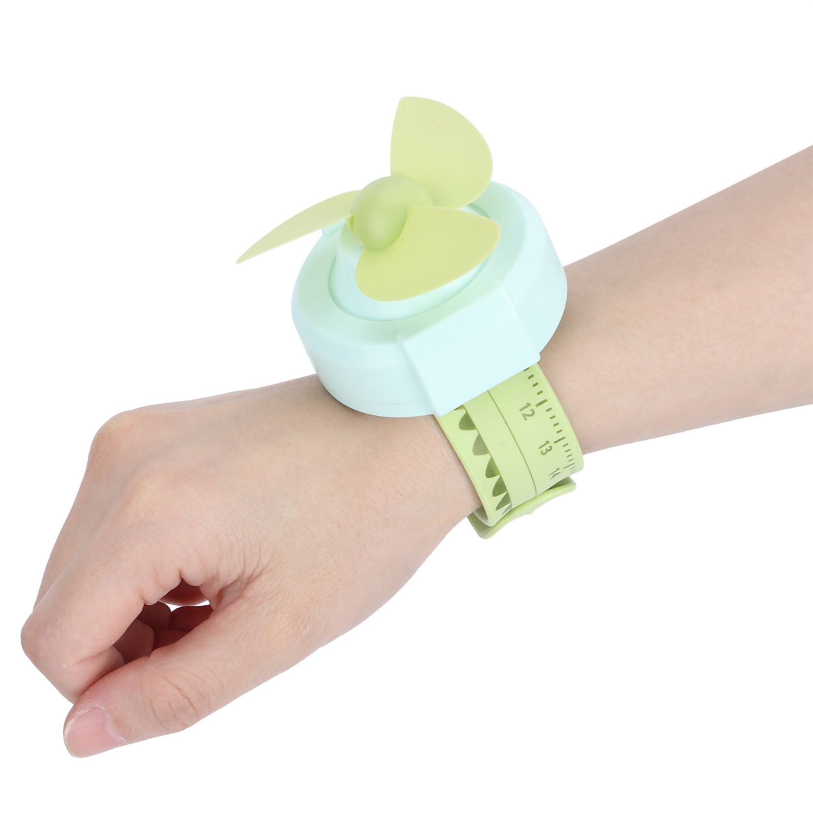 Compact Innovative Cartoon Watch Shape Adjustable Mini Kid Wrist Fan Strap view 9