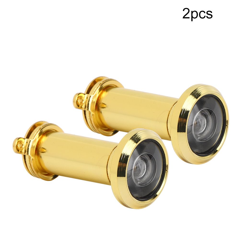 2Pcs 220 Degree Viewing Angle Anti Theft Household Door Viewer with Back Cover view 2