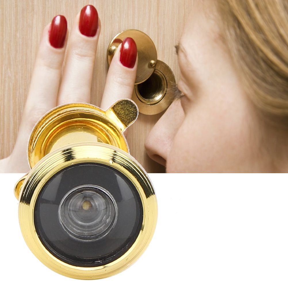 2Pcs 220 Degree Viewing Angle Anti Theft Household Door Viewer with Back Cover view 5