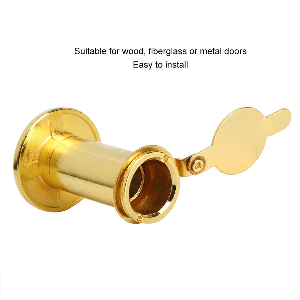 2Pcs 220 Degree Viewing Angle Anti Theft Household Door Viewer with Back Cover view 9