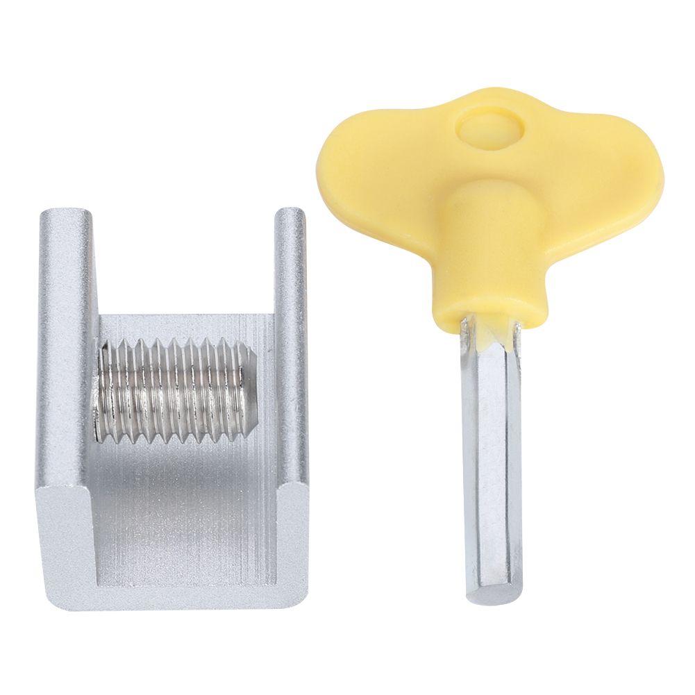 10 Set Sliding Window Safety Lock Aluminum Alloy Slide Security Lock Stopper view 4