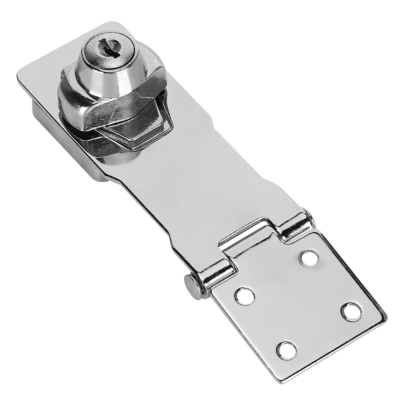 Household Zinc Alloy Anti-Theft Security Cabinet Drawer Door Lock Hasp view 3