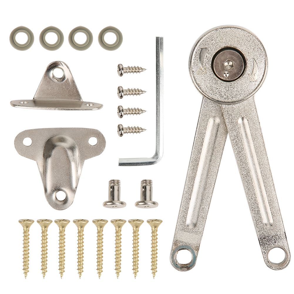 High Density Zinc Alloy Cabinet Door Hydraulic Support Rod Home Cabinet view 2