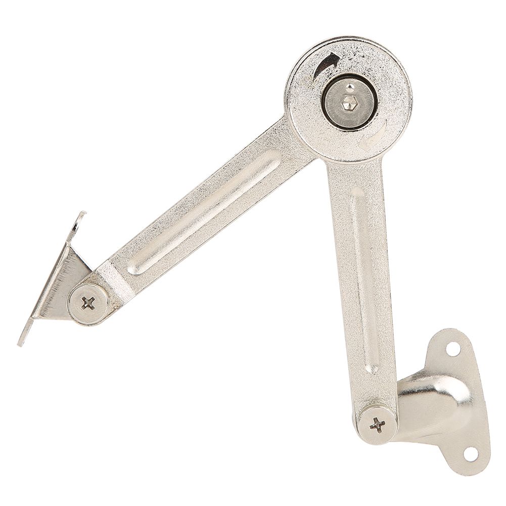 High Density Zinc Alloy Cabinet Door Hydraulic Support Rod Home Cabinet view 4