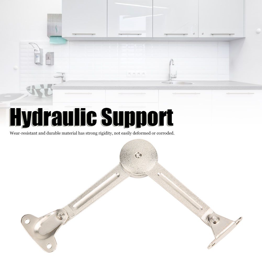 High Density Zinc Alloy Cabinet Door Hydraulic Support Rod Home Cabinet view 8