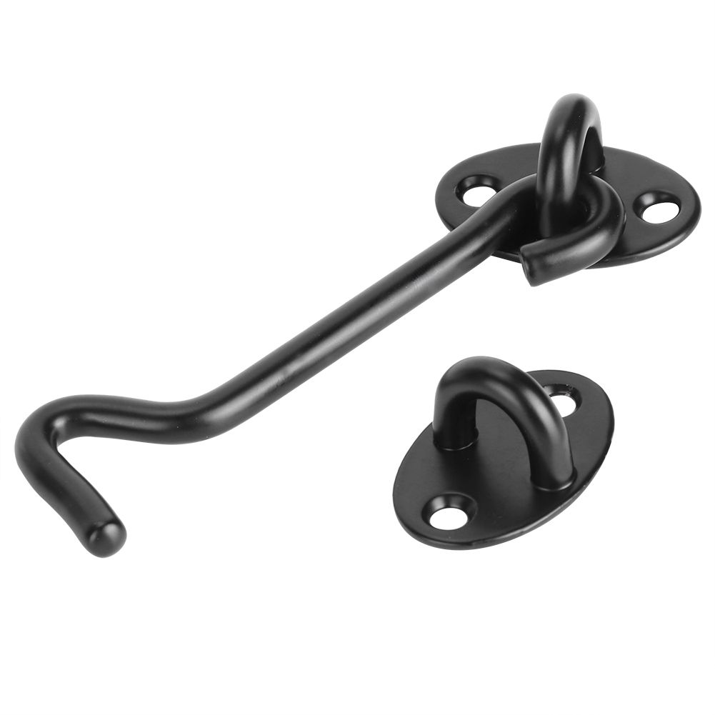 Household Stainless Steel Door Window Latch Hook Cabin Hooks Kit Hardware view 5