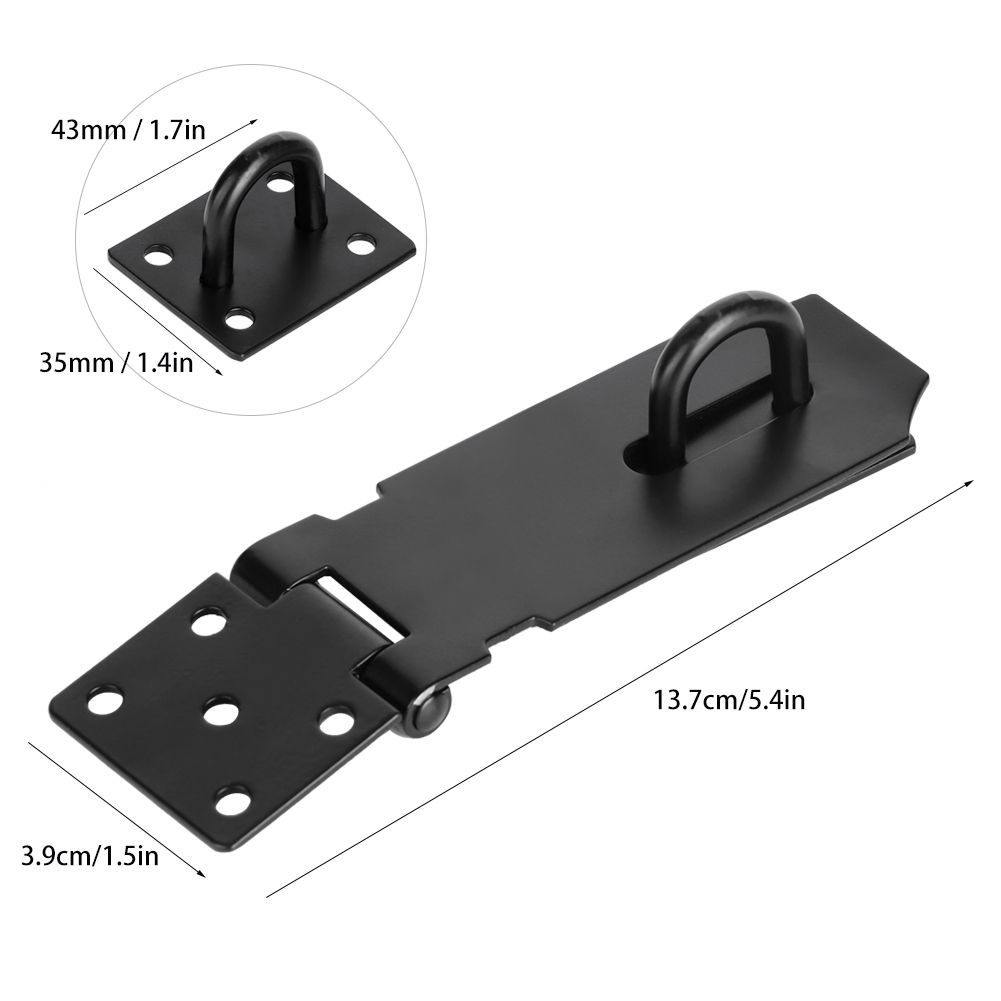 Stainless Steel Anti Thief Door Lock Hasp Latch Home Security Window Hardware view 11