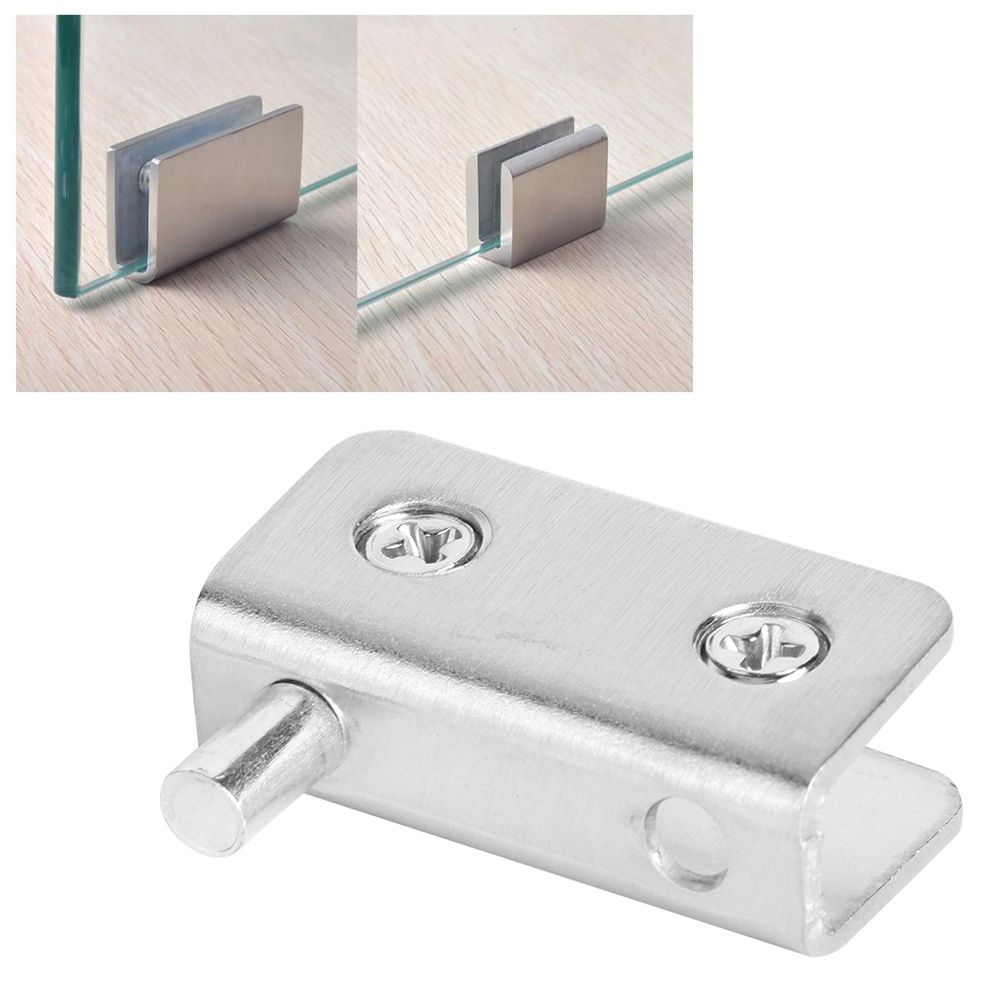 10Pcs Stainless Steel Glass Clamp Bracket Fixing Clip Home Hardware Accessories view 6