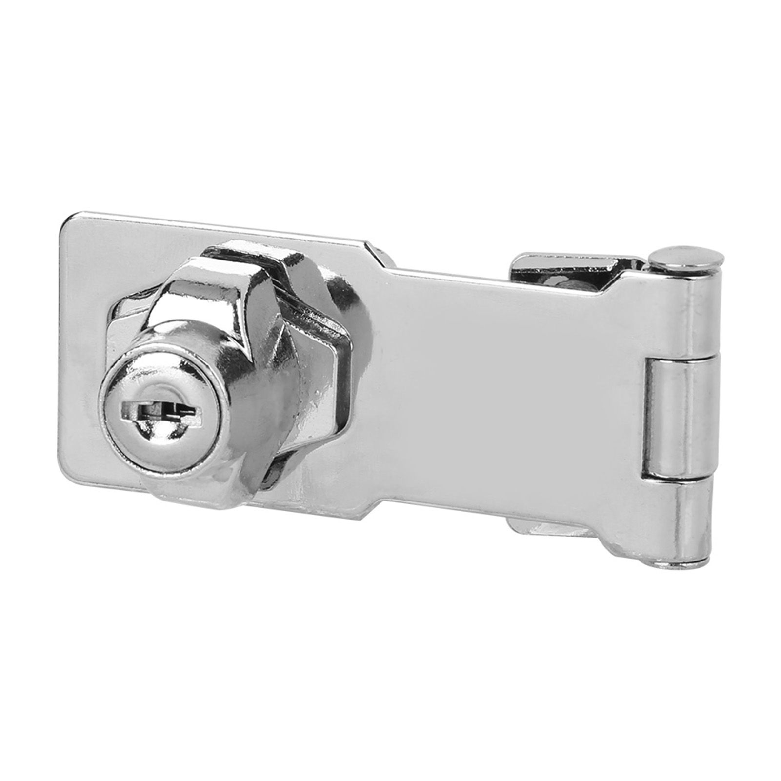 Large Keyed Hasp Lock Locking Hasp for Small Doors Drawer Cabinet Household Tool view 3