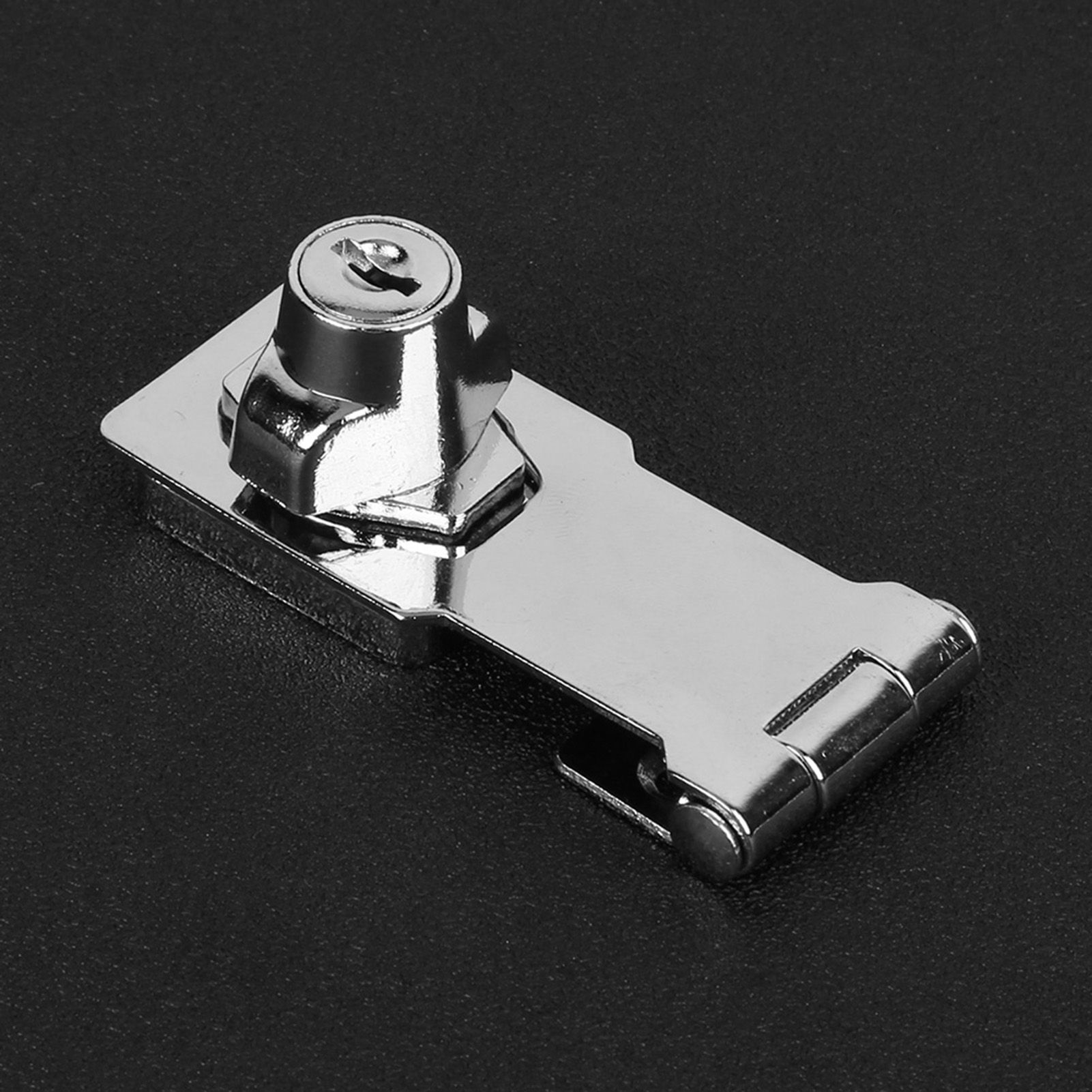 Large Keyed Hasp Lock Locking Hasp for Small Doors Drawer Cabinet Household Tool view 6