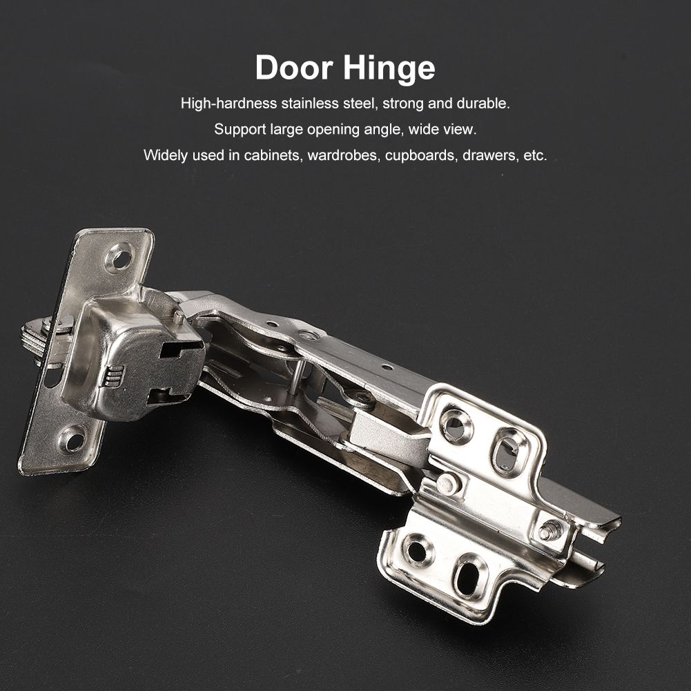 3Pcs Stainless Steel Door Hinge for Cabinet Cupboard Closet Furniture Hardware view 8
