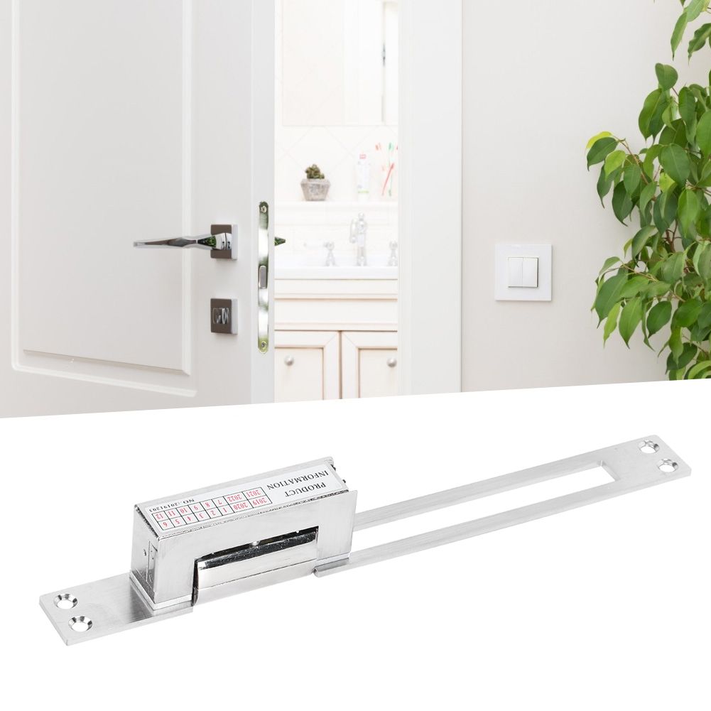 DC 12V Stainless Steel Electric Door Access Cathode Lock for Home Security view 3