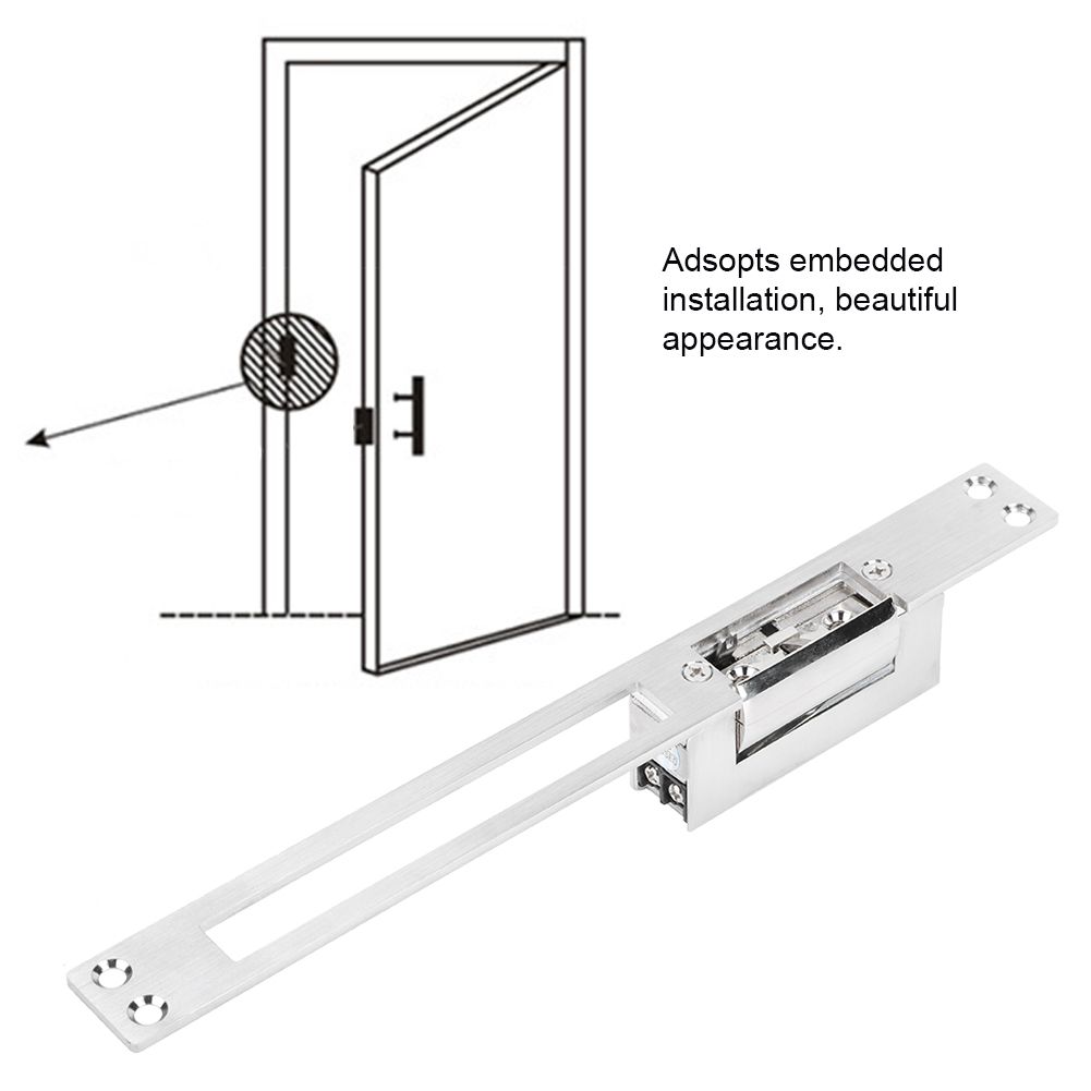 DC 12V Stainless Steel Electric Door Access Cathode Lock for Home Security view 9