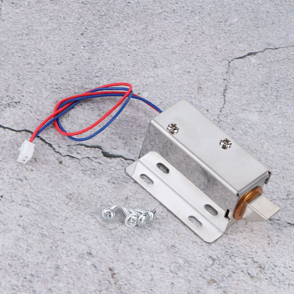 DC 12V Mini Electromagnetic Lock Assembly Kit Hardware for Door Window Cabinet view 6