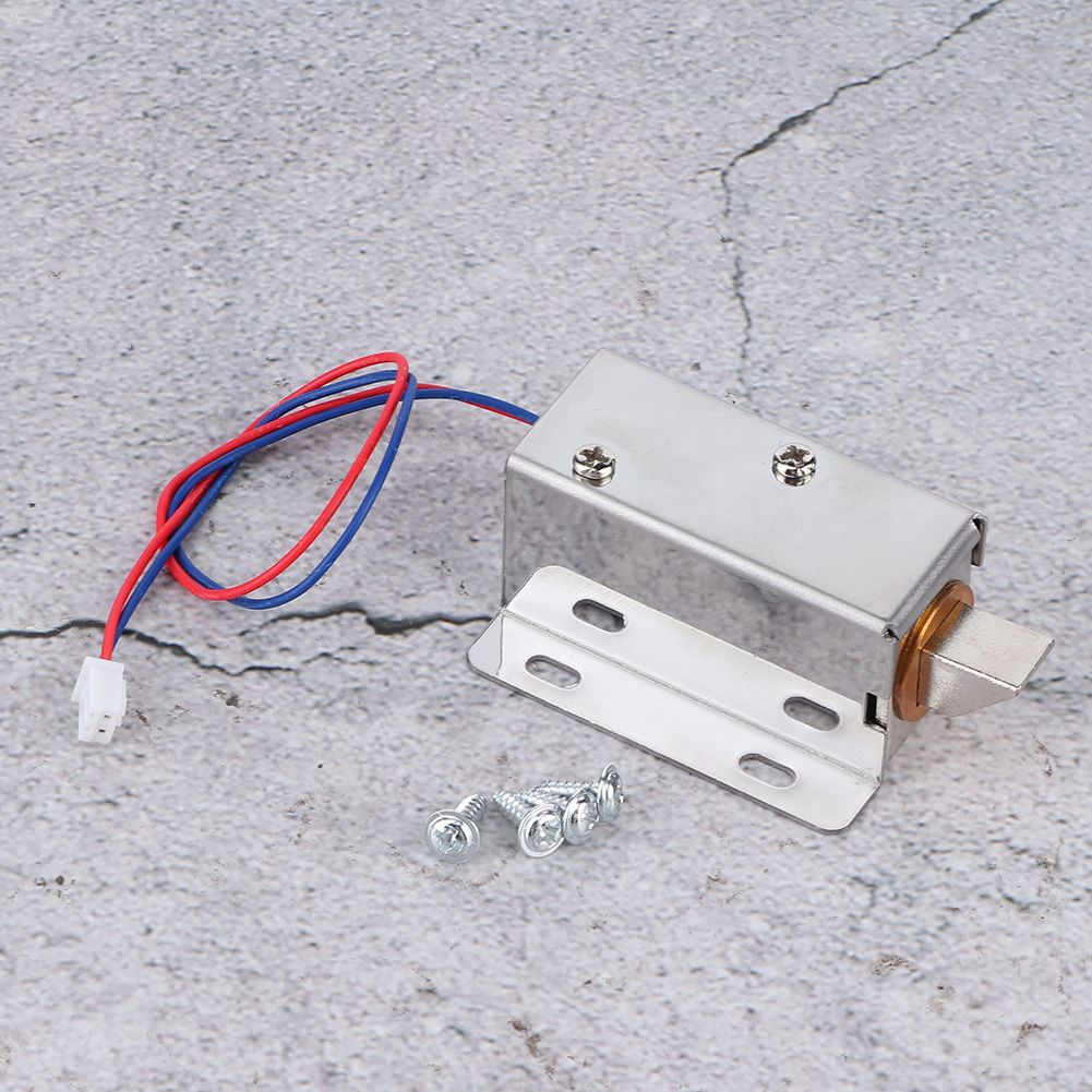 DC 12V Mini Electromagnetic Lock Assembly Kit Hardware for Door Window Cabinet view 7