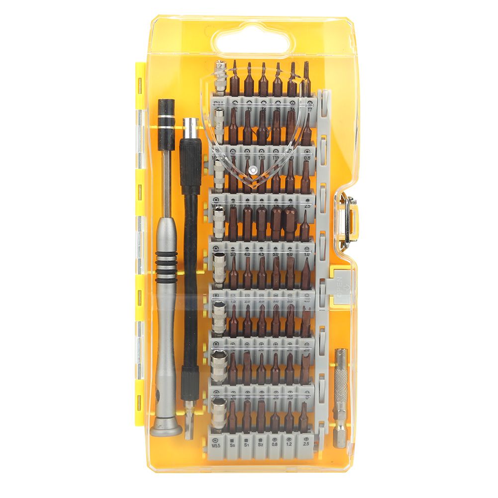 60In1 MultiFunction Disassembly Screwdriver Bits Set Repairing Tools for