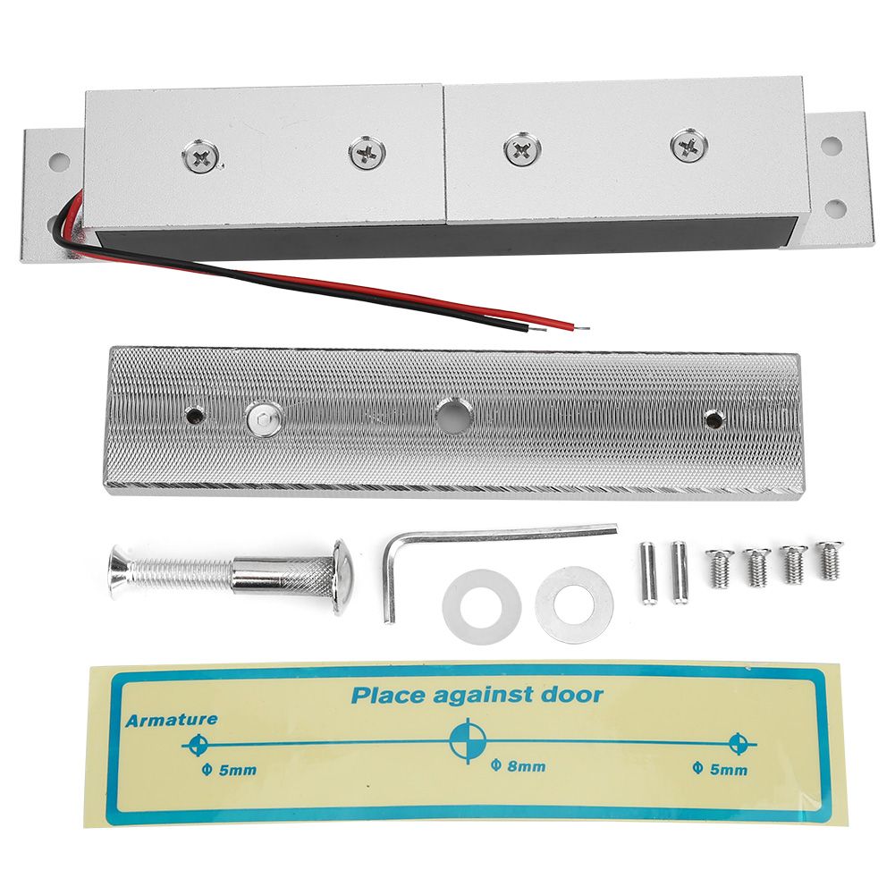 280kg/617lb 12V Concealed Rimless Magnetic Lock Accessories for Wooden Metal Door view 2