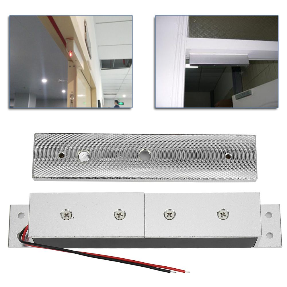 280kg/617lb 12V Concealed Rimless Magnetic Lock Accessories for Wooden Metal Door view 7