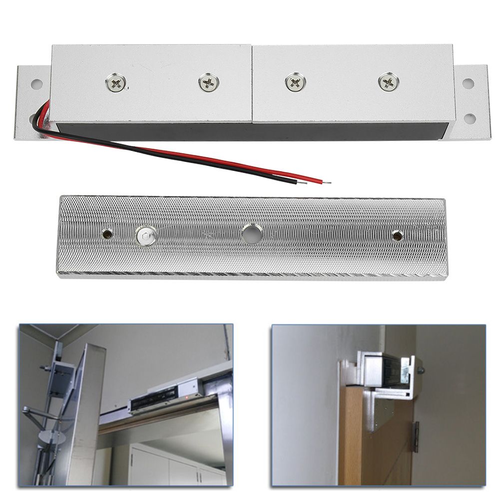 280kg/617lb 12V Concealed Rimless Magnetic Lock Accessories for Wooden Metal Door view 9