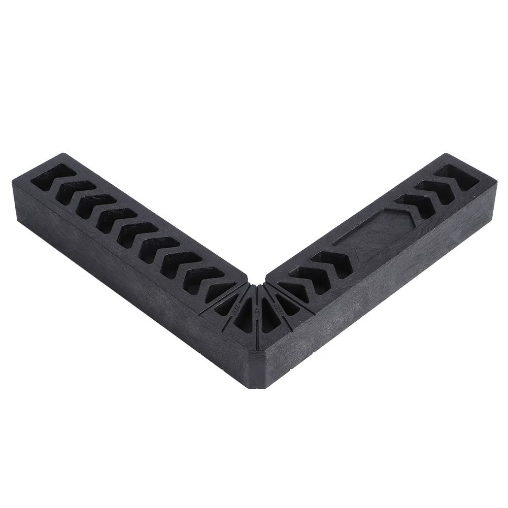 Black Right Angle Locator Retainer LShaped High Hardness Plastic Woodworking Ruler view 3