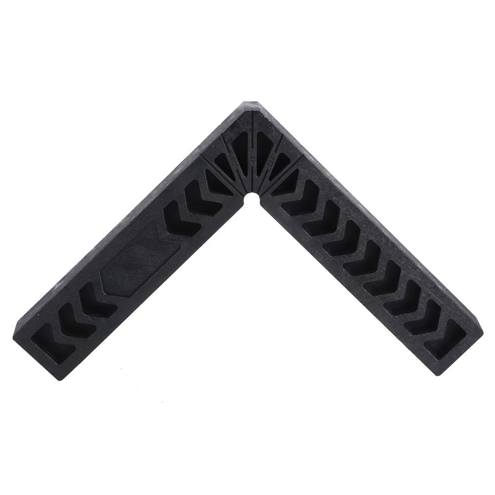 Black Right Angle Locator Retainer LShaped High Hardness Plastic Woodworking Ruler view 5