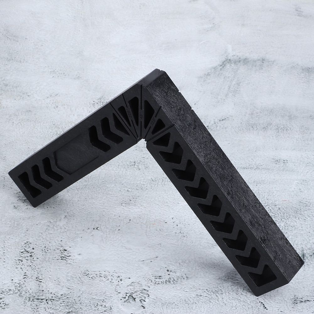 Black Right Angle Locator Retainer LShaped High Hardness Plastic Woodworking Ruler view 8